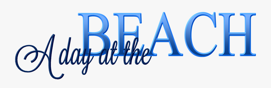 Clip Art Opentype Versus Truetype - Day At The Beach Png, Transparent Clipart