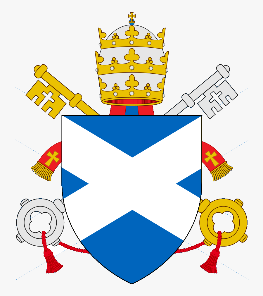 Holy Empire Of The Reunified Papal States - Papal States Coat Of Arms, Transparent Clipart