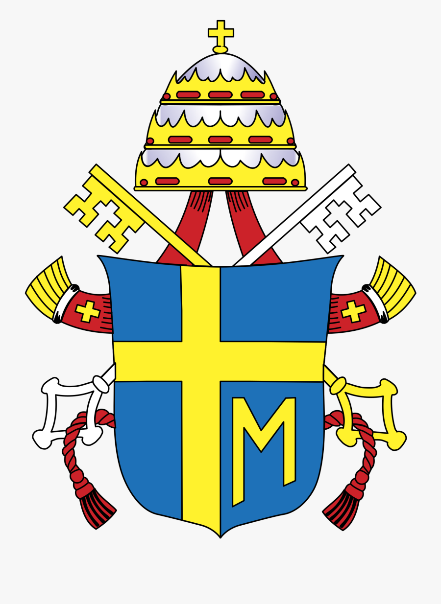 Pope Logo Png Transparent - Visit Of Pope John Paul Ii Emblem, Transparent Clipart