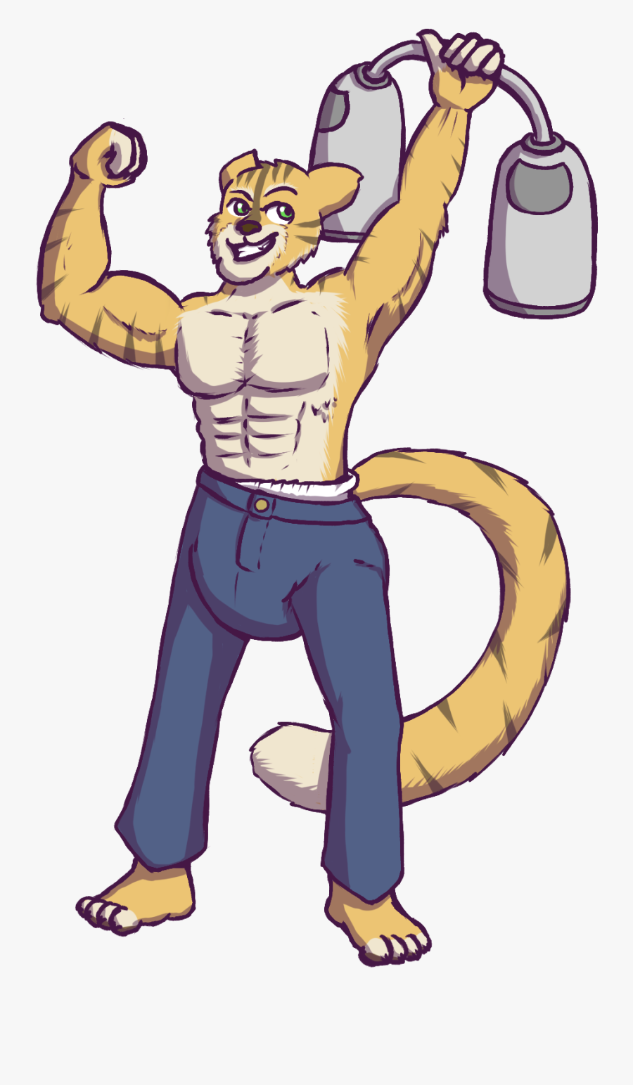 "yeah Well My Daddy Is A Body Builder " - Cartoon, Transparent Clipart