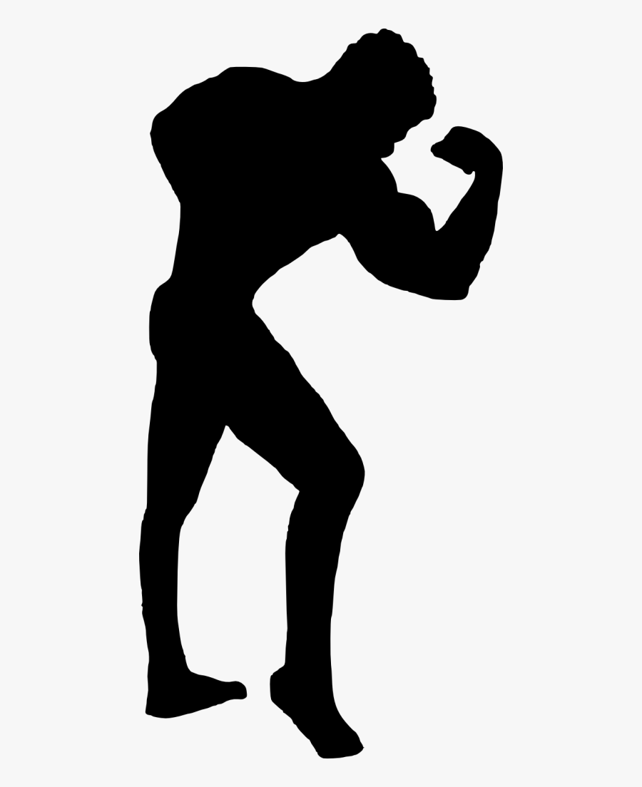 Muscle Silhouette Png, Transparent Clipart