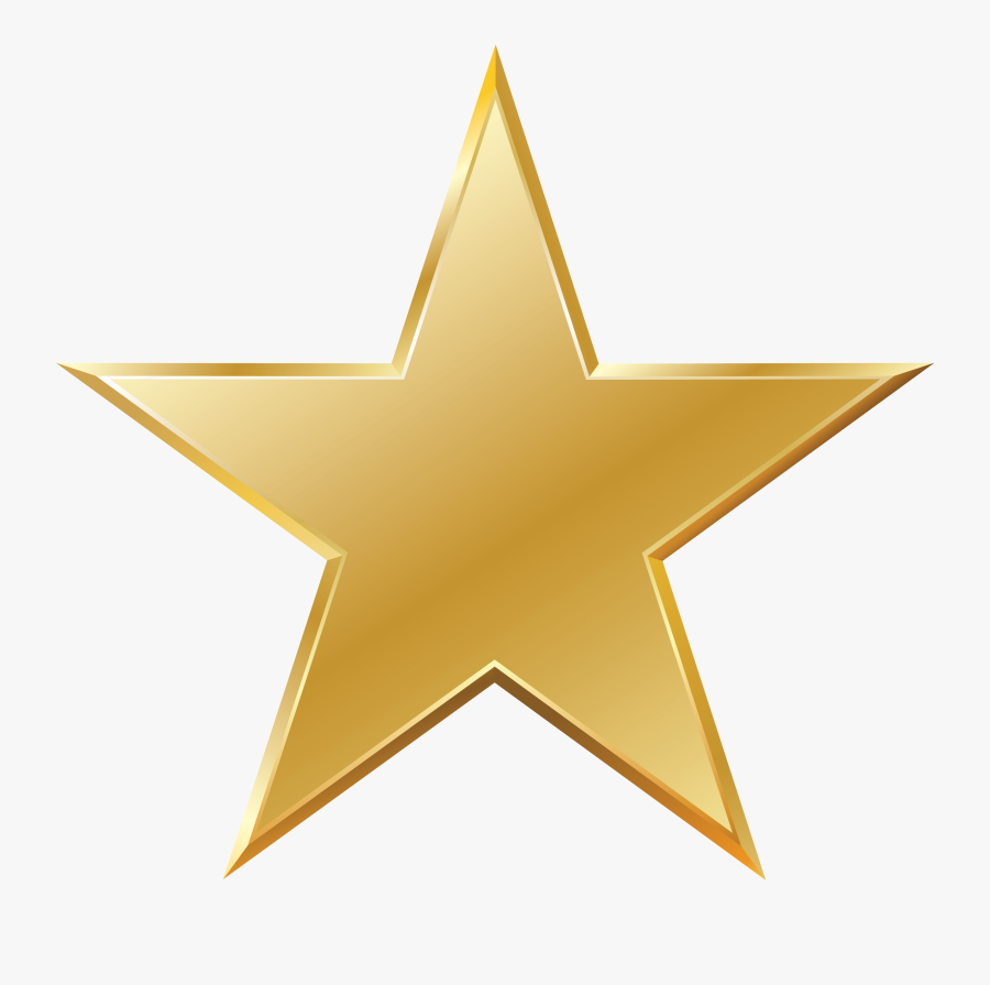 Star Gold Clip Art Clipart Gold Star Png , Free