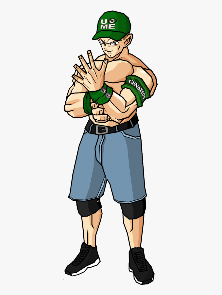 John Cena By Legofrieza Clipartlook - Wwe John Cena Dbz, Transparent Clipart