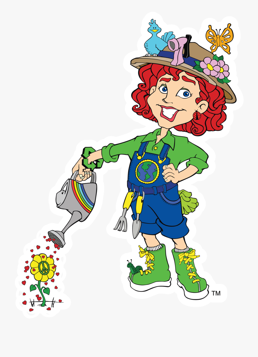 Miss Smarty Plants, Transparent Clipart