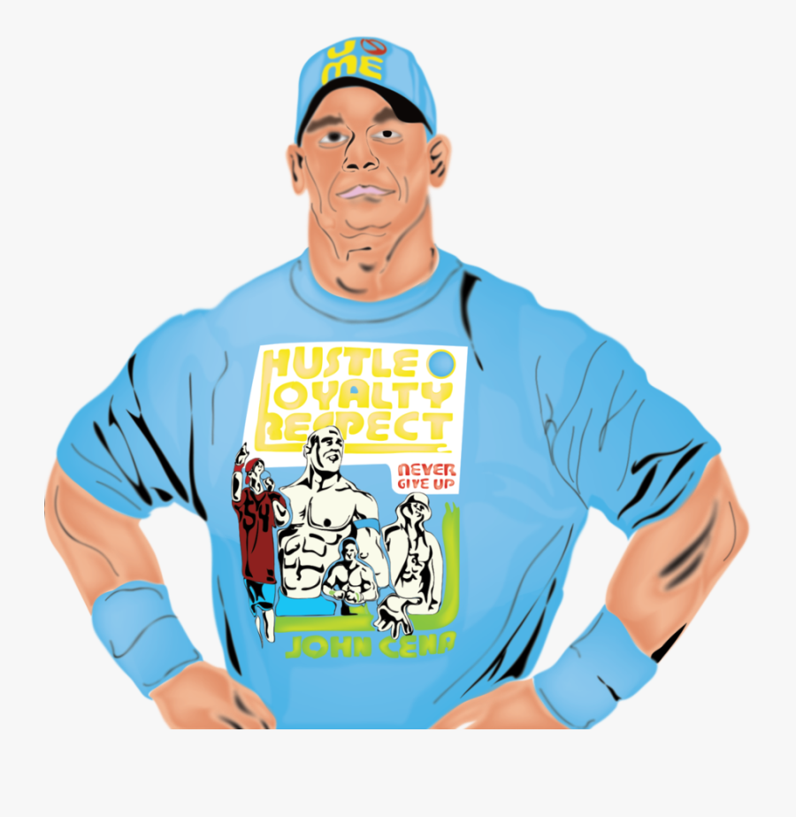 John Cena By Qasimali01 - John Cena Cartoon Png, Transparent Clipart