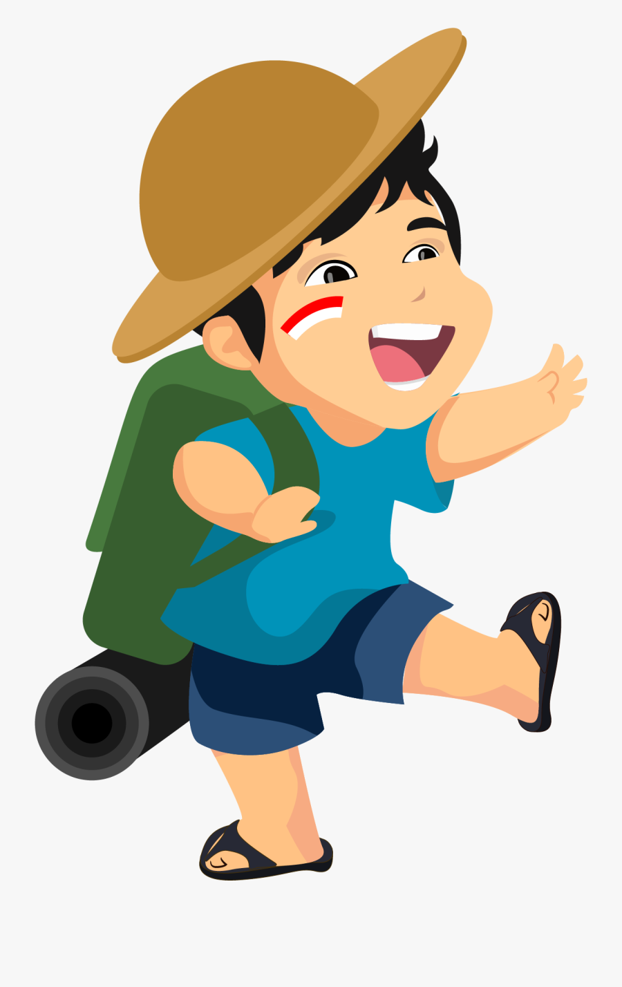 Tourist Child Png, Transparent Clipart