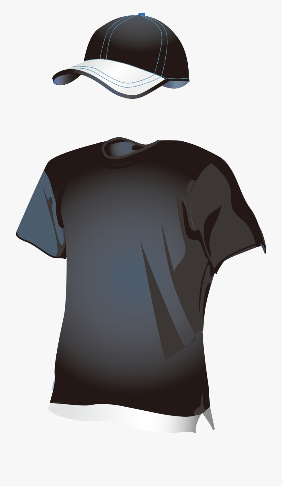 T Shirt Cap Vector Png, Transparent Clipart