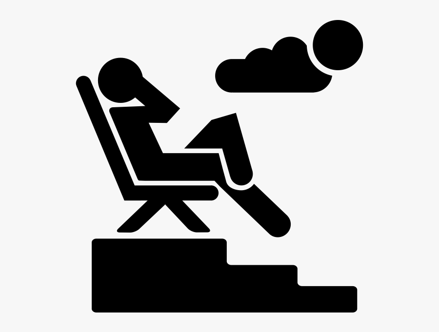 Relax2 - Relax Man Icon, Transparent Clipart
