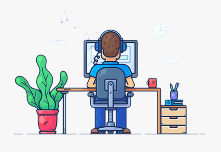 Focus On Work Gif, Transparent Clipart