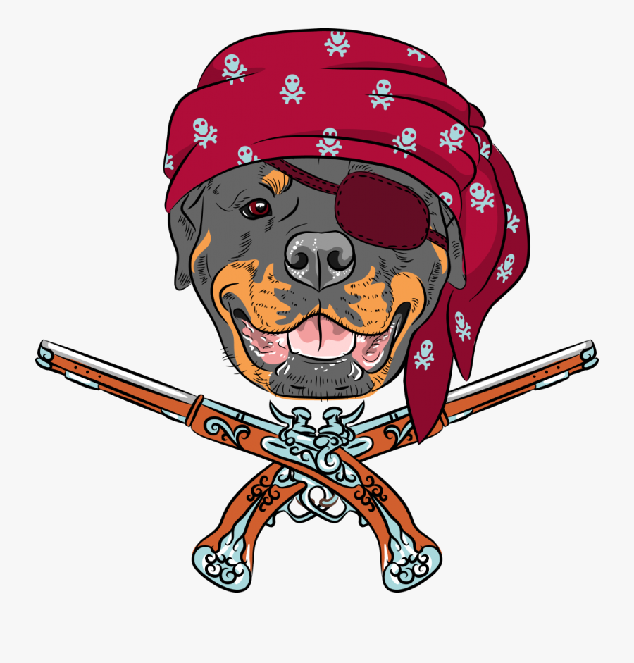 Dog With Eye Patch Cartoon, Transparent Clipart