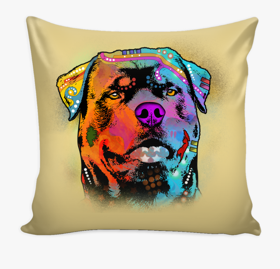 Rottweiler Pillow Cover, Multi-colors - Let Your Faith Be Bigger Than Fear Breast Cancer, Transparent Clipart