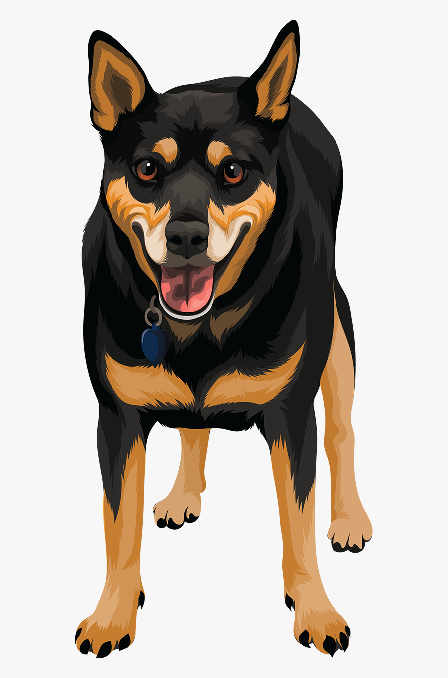 Wall-e Lee - Rottweiler, Transparent Clipart
