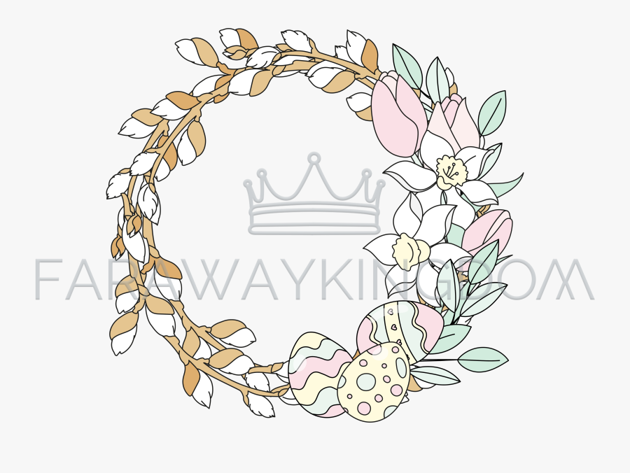 Holiday Wreaths Clip Art, Transparent Clipart