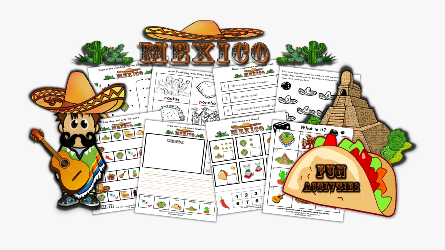 Picture - Mexican Food Worksheet, Transparent Clipart