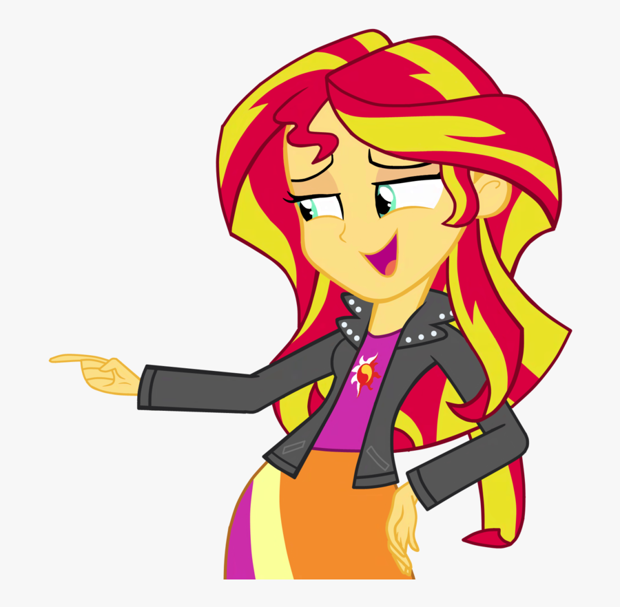 Cartoon,clip Art,illustration,fashion Character,style - Sunset Shimmer Equestria Girl 2, Transparent Clipart