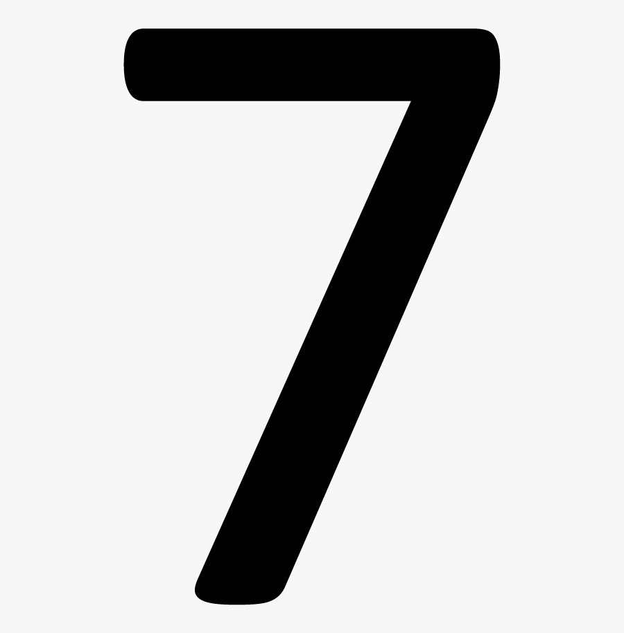 Number 7 Png - Sign, Transparent Clipart