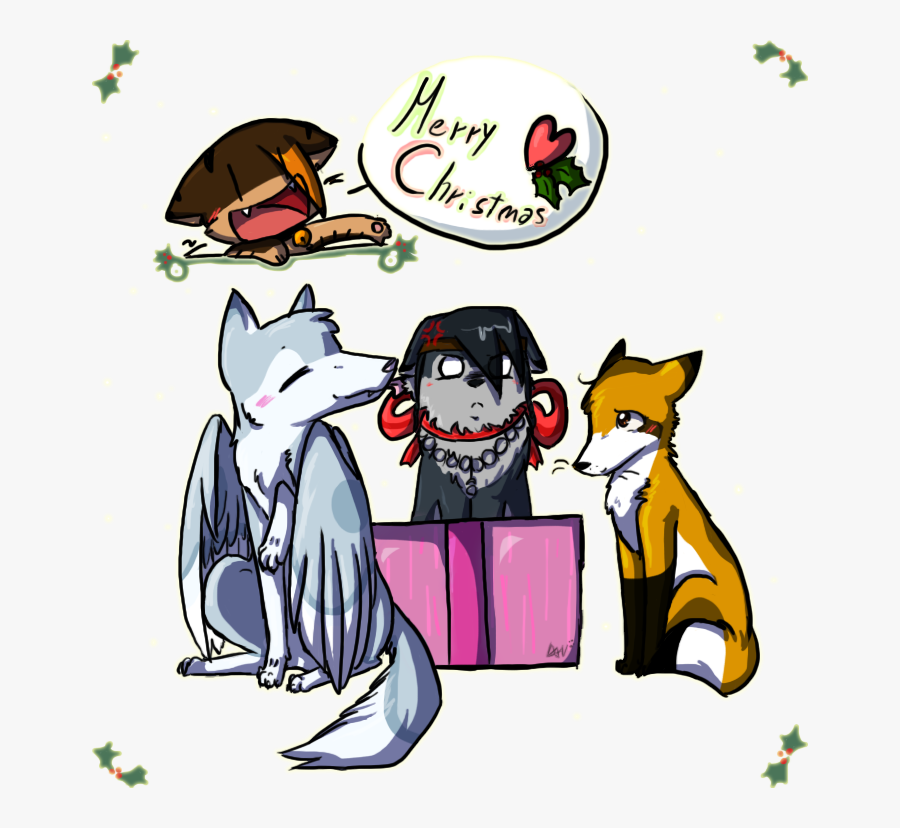 Merry Chistmas Ewe By Dan-neko97 On Clipart Library - Cartoon, Transparent Clipart