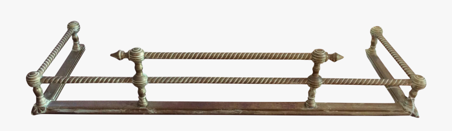 Rope Motif Brass Fireplace Fender On Chairish - Plywood, Transparent Clipart