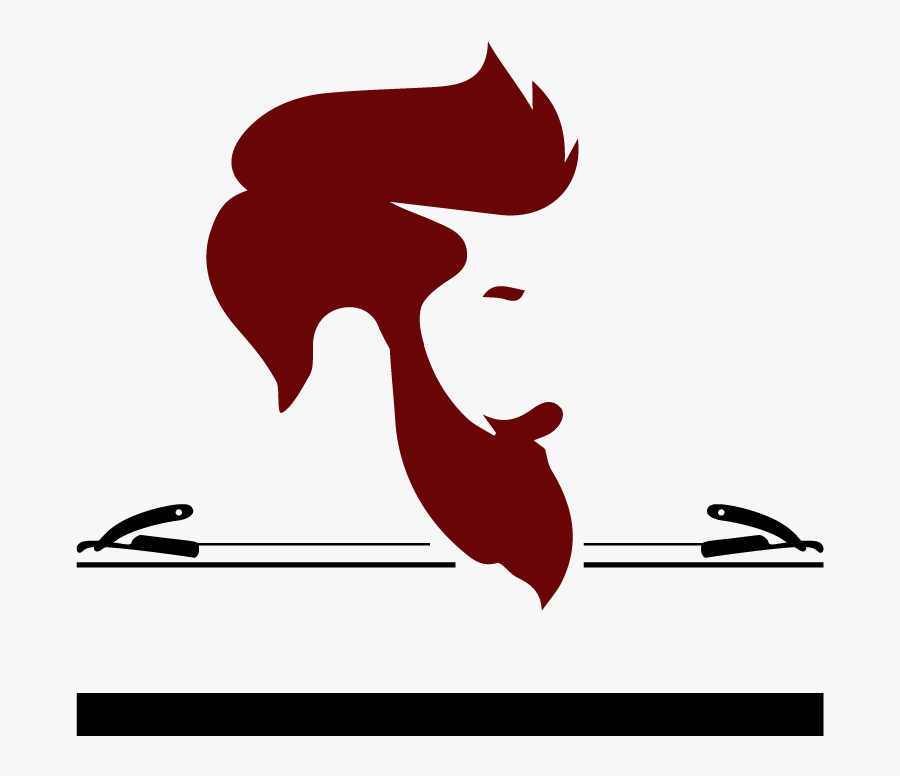 Vector Barber Shop Logo, Transparent Clipart