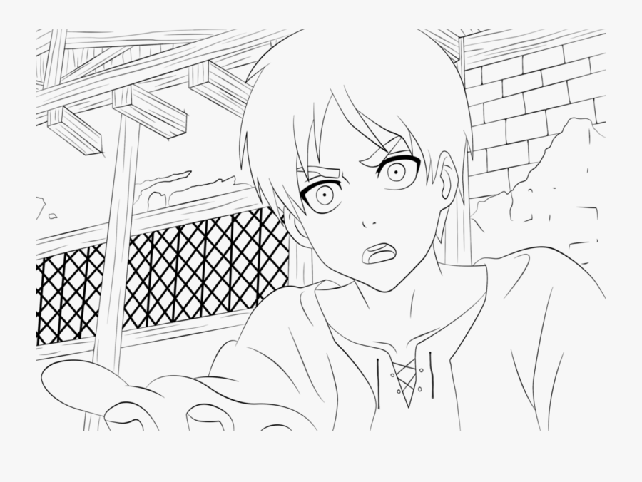Free Attack On Titan Coloring Pages Best Ideas For - Line Art, Transparent Clipart