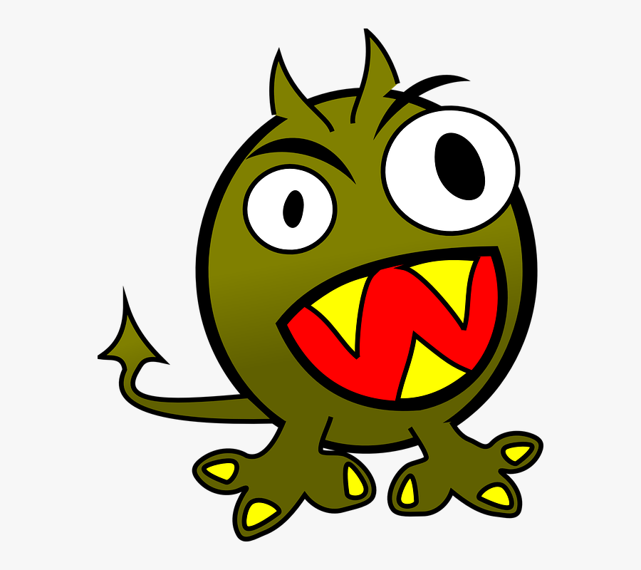 Transparent Monster Cartoon Png - Monster Clip Art, Transparent Clipart