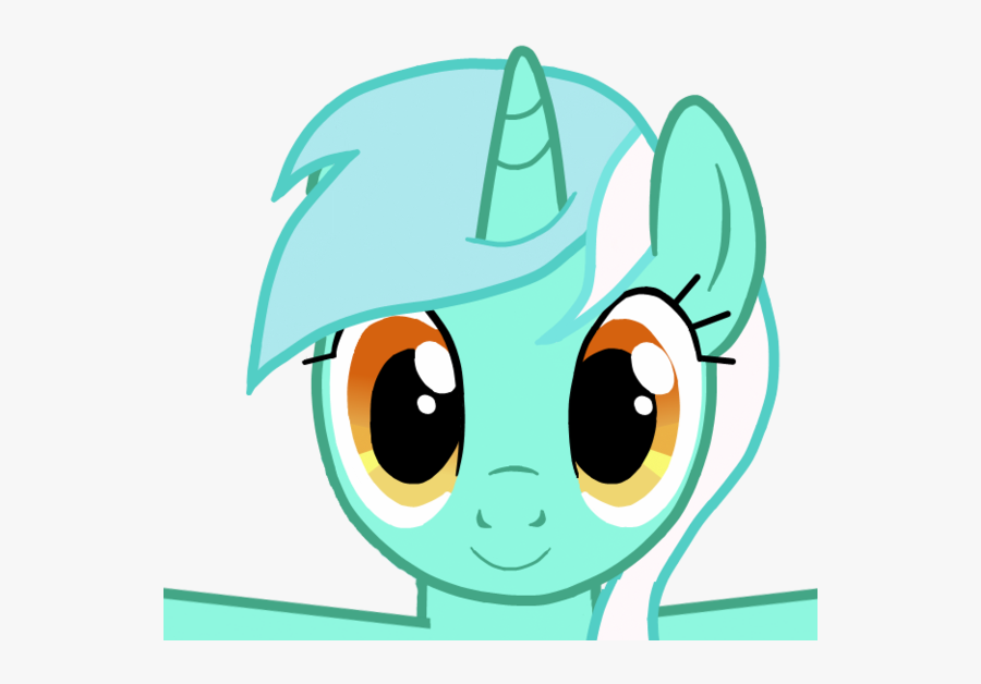 Pony Green Mammal Nose Vertebrate Head Cartoon Eye - Mlp Lyra Hugging You, Transparent Clipart
