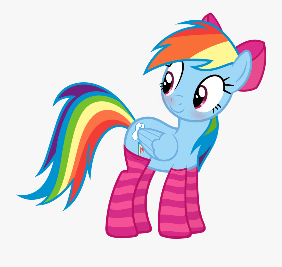 68 681390 Absurd Res Artist Blushing Bow - Rainbow Dash Hoof Out, Transparent Clipart