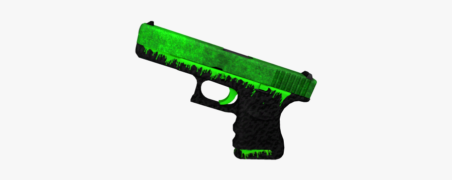 Clip Art Glock Csgo - Glock 18 Toxificated Csgo, Transparent Clipart