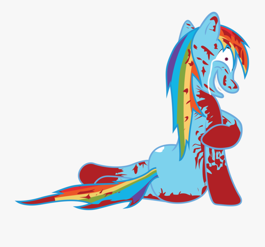 Rainbow Dash Cupcakes Vector By Quanno3-d4fsutg - Rainbow Dash Creepy Pasta, Transparent Clipart