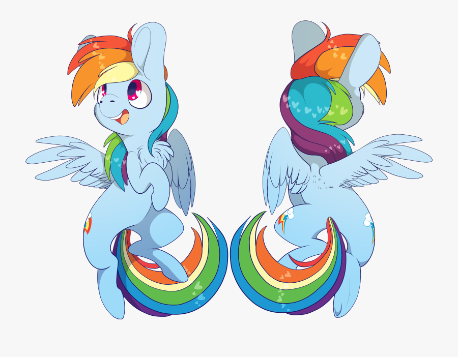 Rainbow Dash Charm - Cartoon, Transparent Clipart
