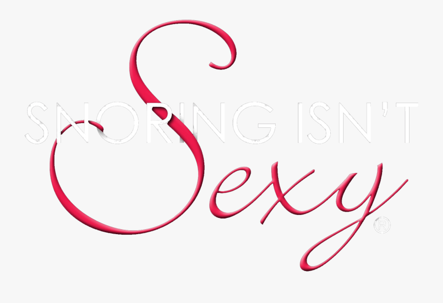 Snoring Isn"t Sexy Logo, Transparent Clipart