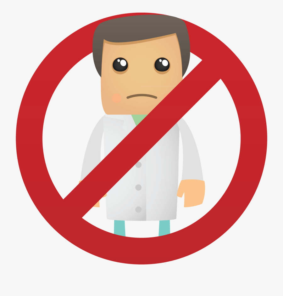 No Doctor Clipart, Transparent Clipart