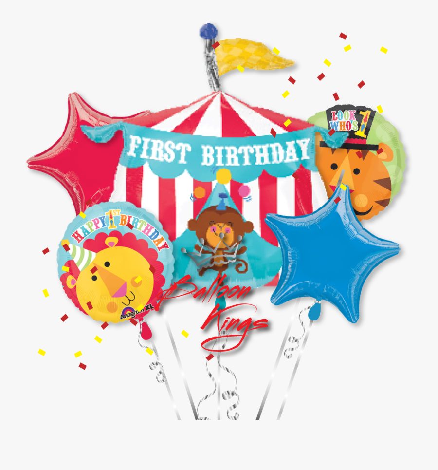 Transparent First Birthday Png - Big Top Circus Birthday, Transparent Clipart
