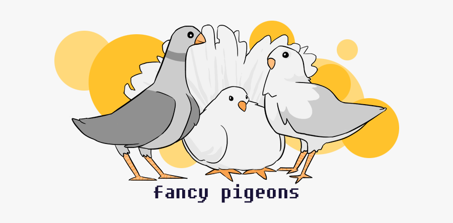 Pigeons Clip Art, Transparent Clipart