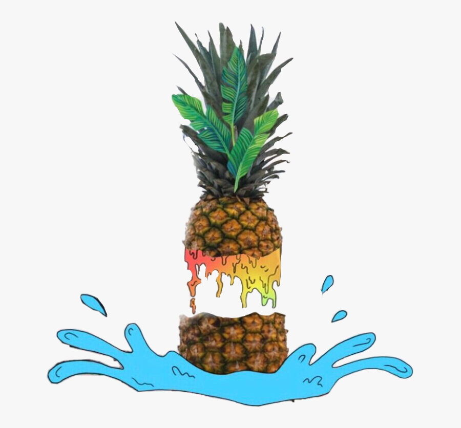 #sticker #pineapple #hashtag - Pineapple On Sea, Transparent Clipart