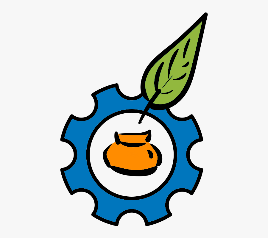 Gear Engineering Red, Transparent Clipart