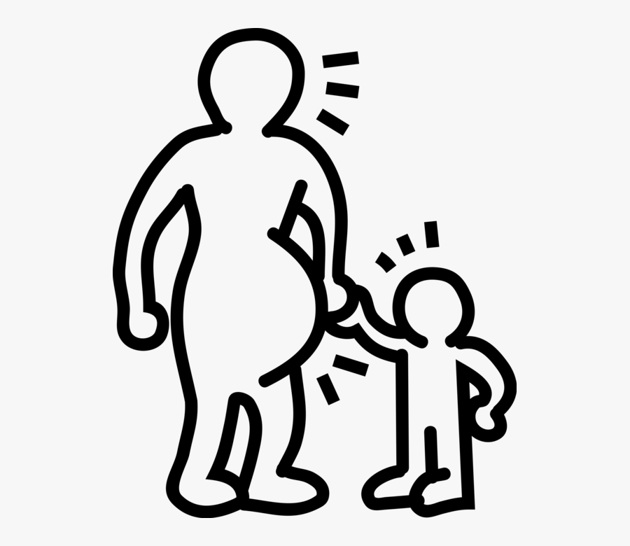 Vector Illustration Of Keith Haring Influence Pop Art - Keith Haring Line Png, Transparent Clipart