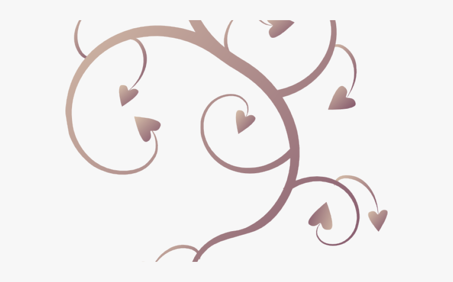 Transparent Bridal Shower Clip Art - Pink And Grey Hearts, Transparent Clipart