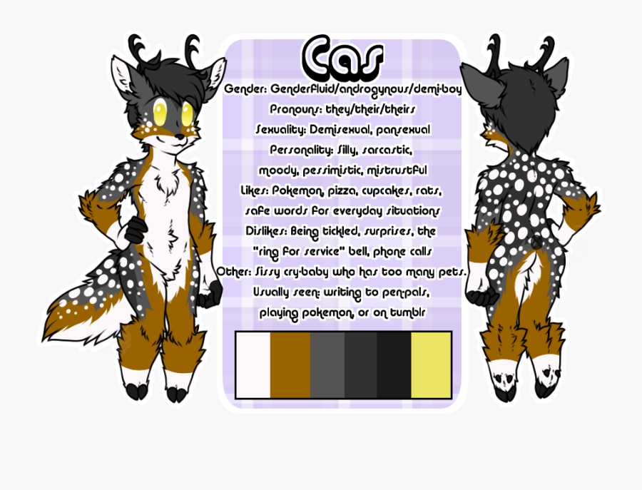 Mini Chibi Reference Sheet Commission - Demiboy And Genderfluid Art, Transparent Clipart