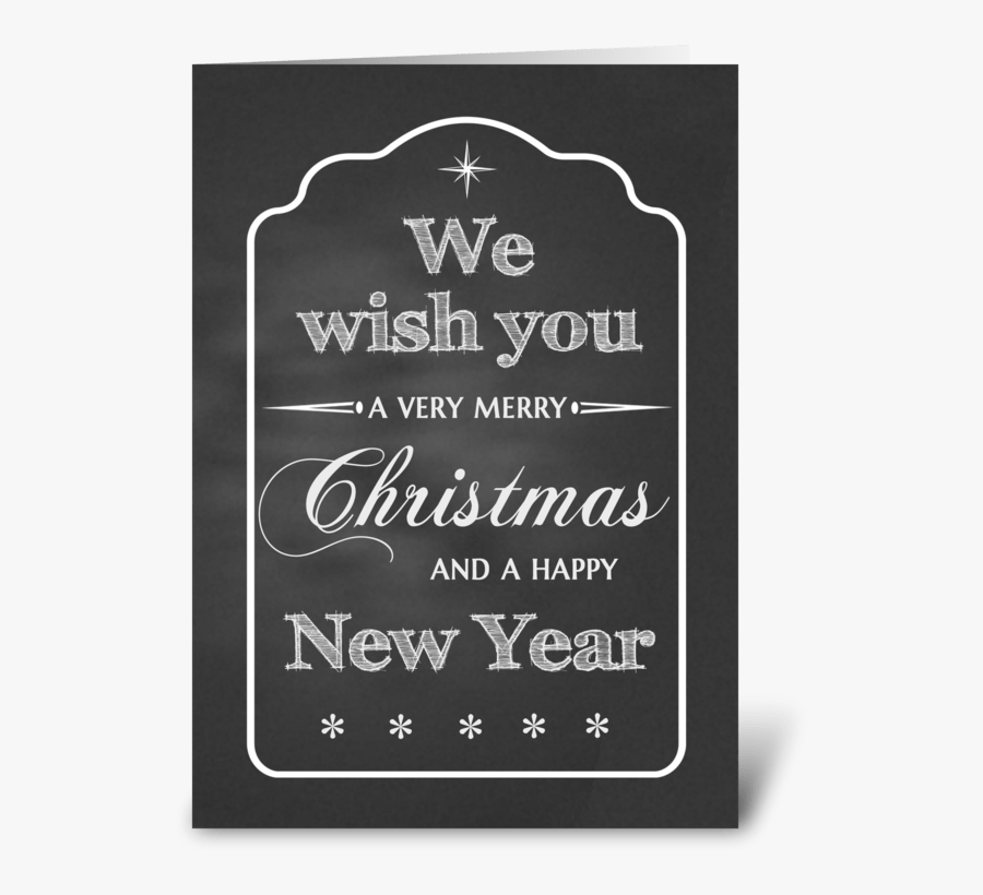 Clip Art We Wish You A - Christmas, Transparent Clipart