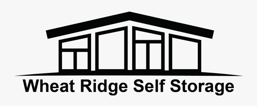 Black Wheat Ridge Self Storage Logo, Transparent Clipart
