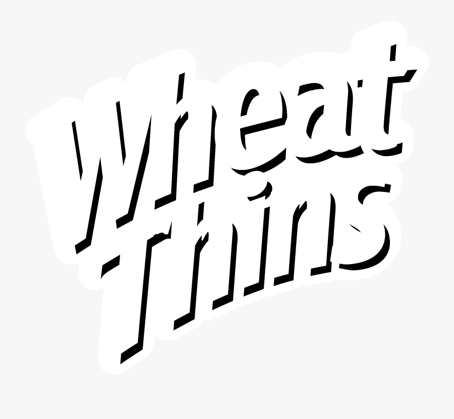 Wheat Thins Logo Black And White - Calligraphy, Transparent Clipart