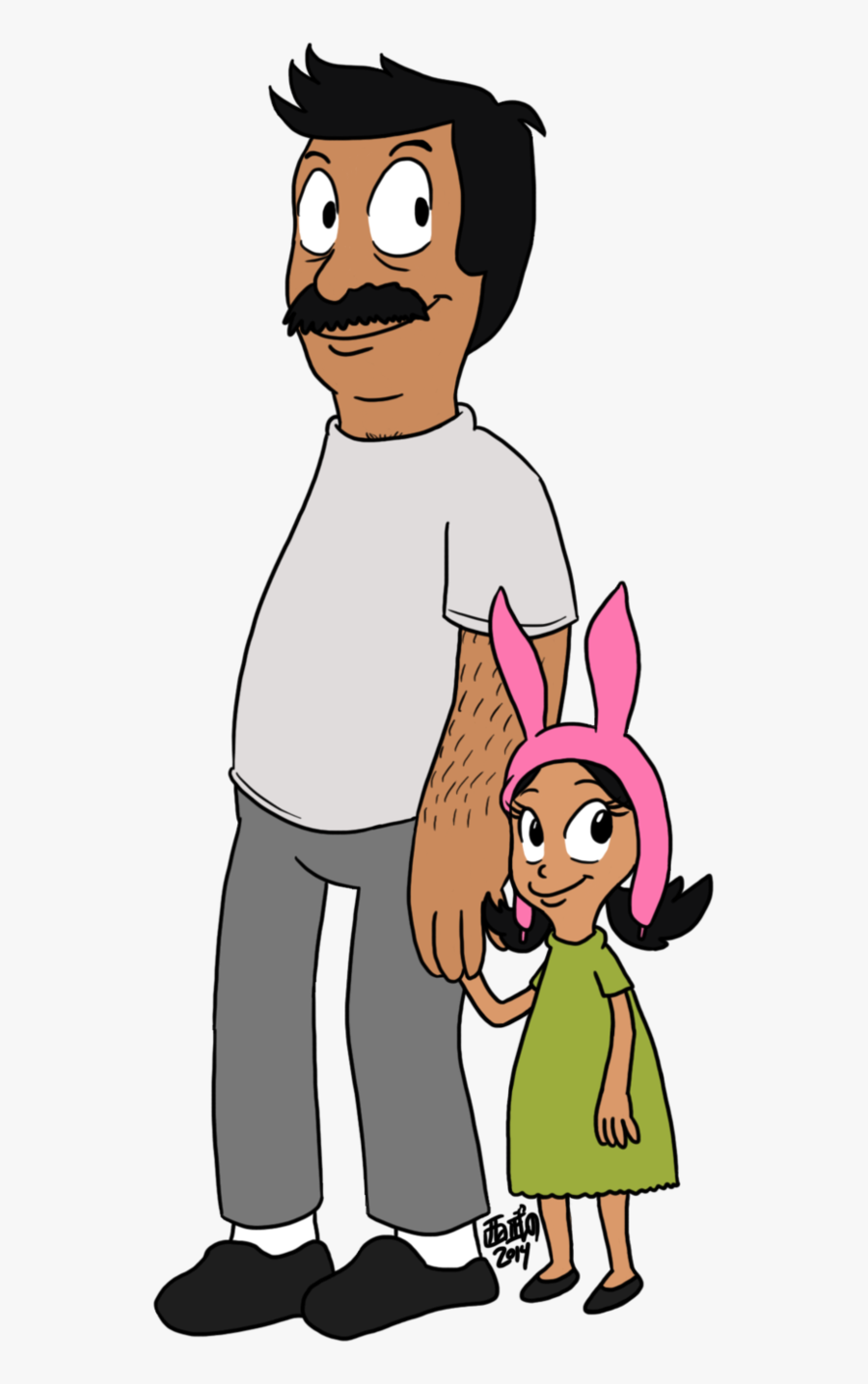 Father Daughter Art Animal, Transparent Clipart