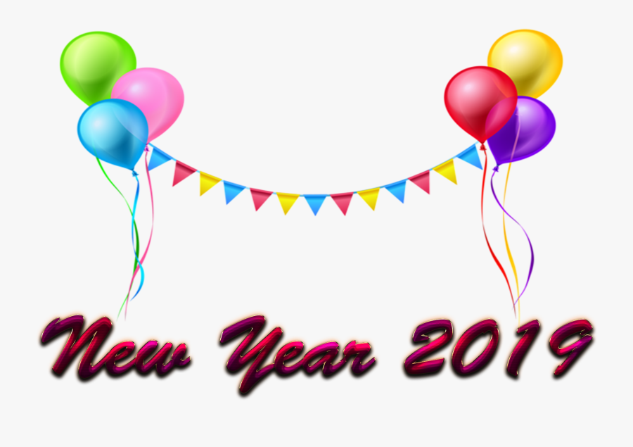 New Year 2019 Png Image Download - Transparent Background Birthday Png, Transparent Clipart