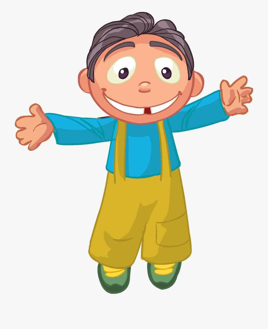 Cartoon Children, Kids, People 10 Png - Laughing Boy Cartoon Png, Transparent Clipart