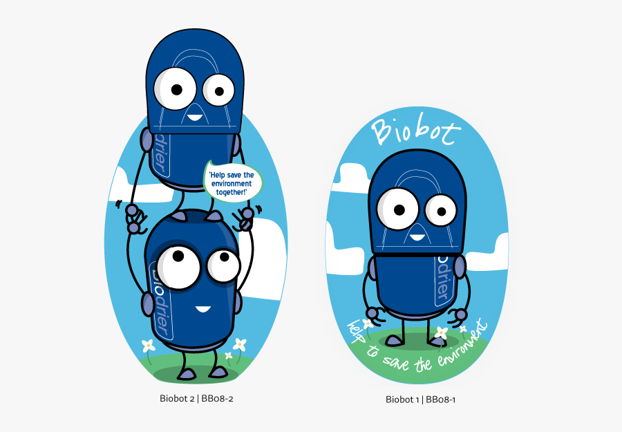 Biodrier Biobot Variants - Children's Hand Dryer, Transparent Clipart