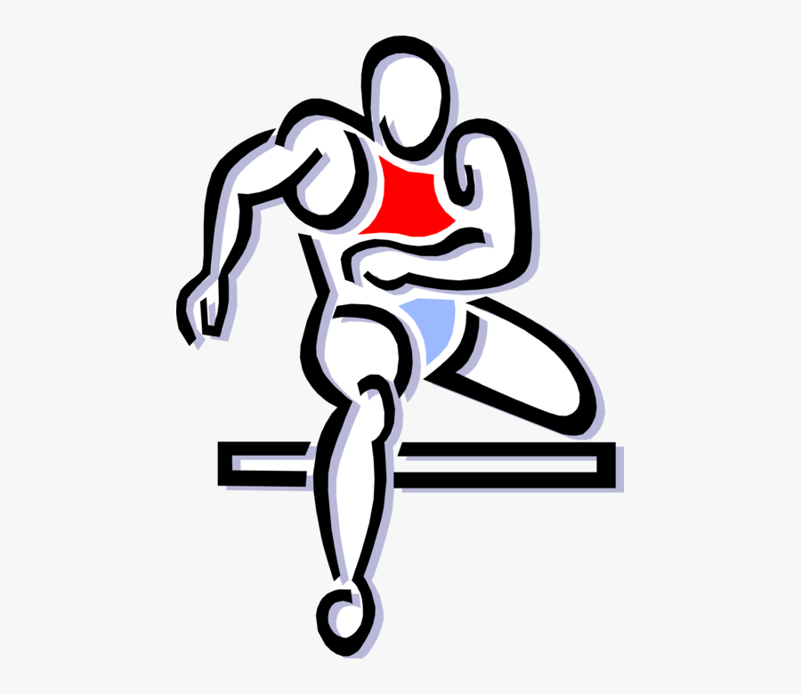 Vector Illustration Of Track And Field Athletic Sport, Transparent Clipart