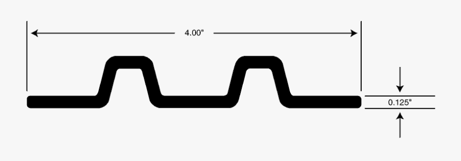 Size Chart For A Structural Fiberglass Toe Plate, Transparent Clipart
