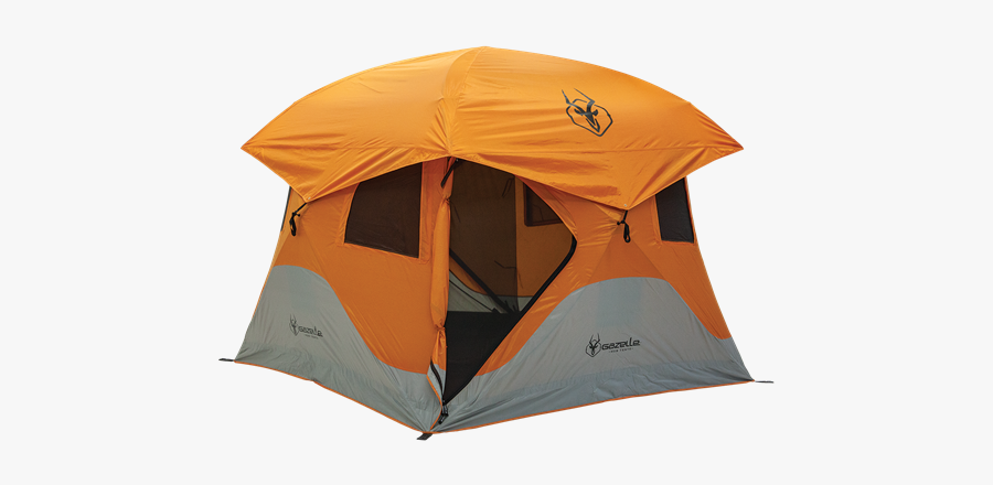 Picture Of 4 Person Gazelle T4 Hub Tent Orange - Gazelle Hub Tent, Transparent Clipart
