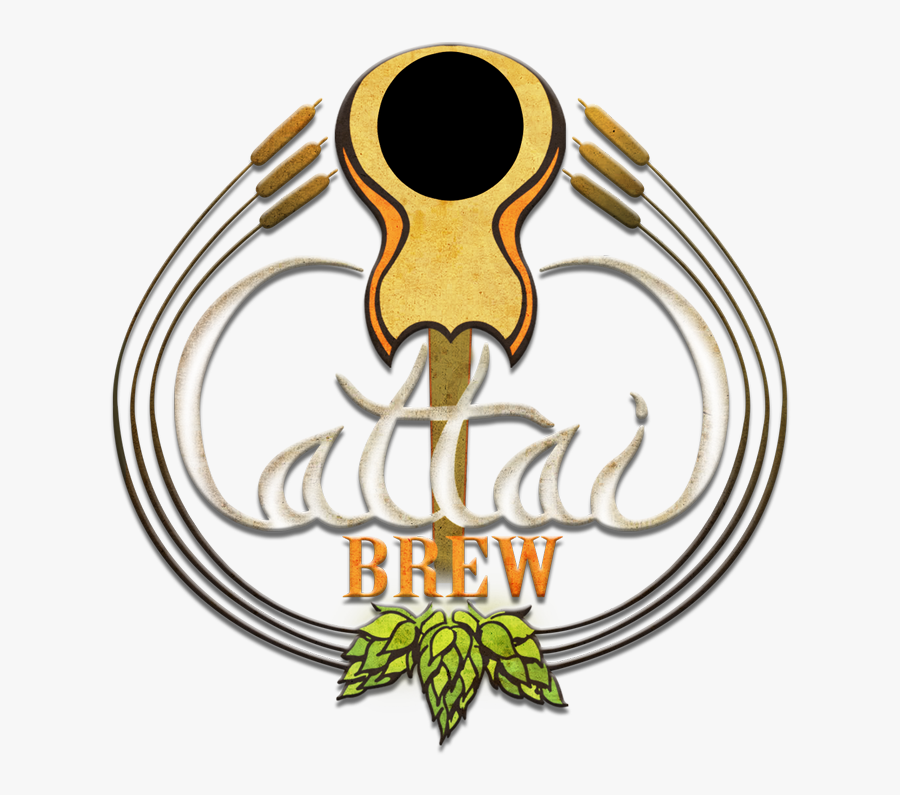Cattail Brew Logo - Emblem, Transparent Clipart